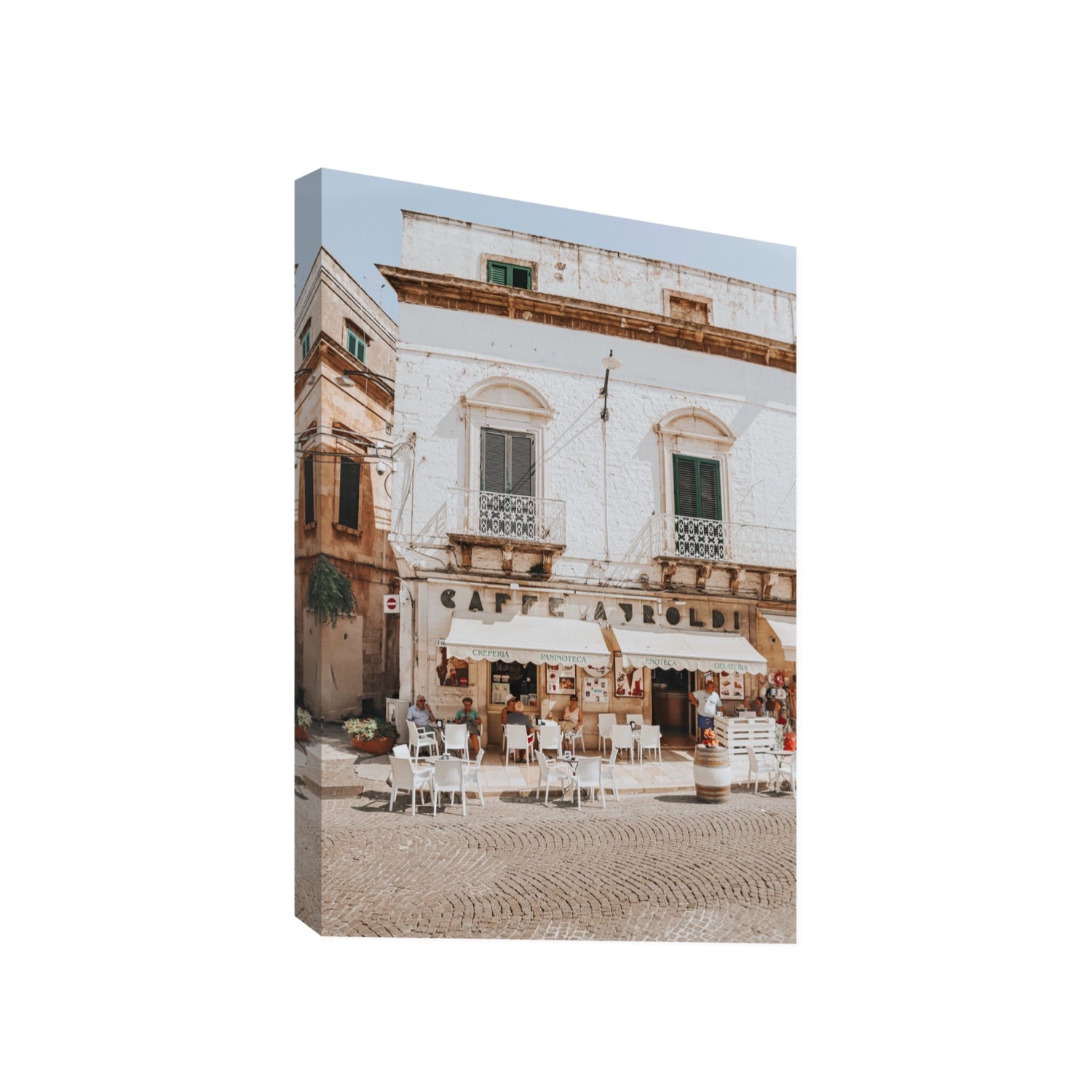 L'Ora di Pranzo Puglia L’Ora di Pranzo Italian art print Gallery stretched canvas print