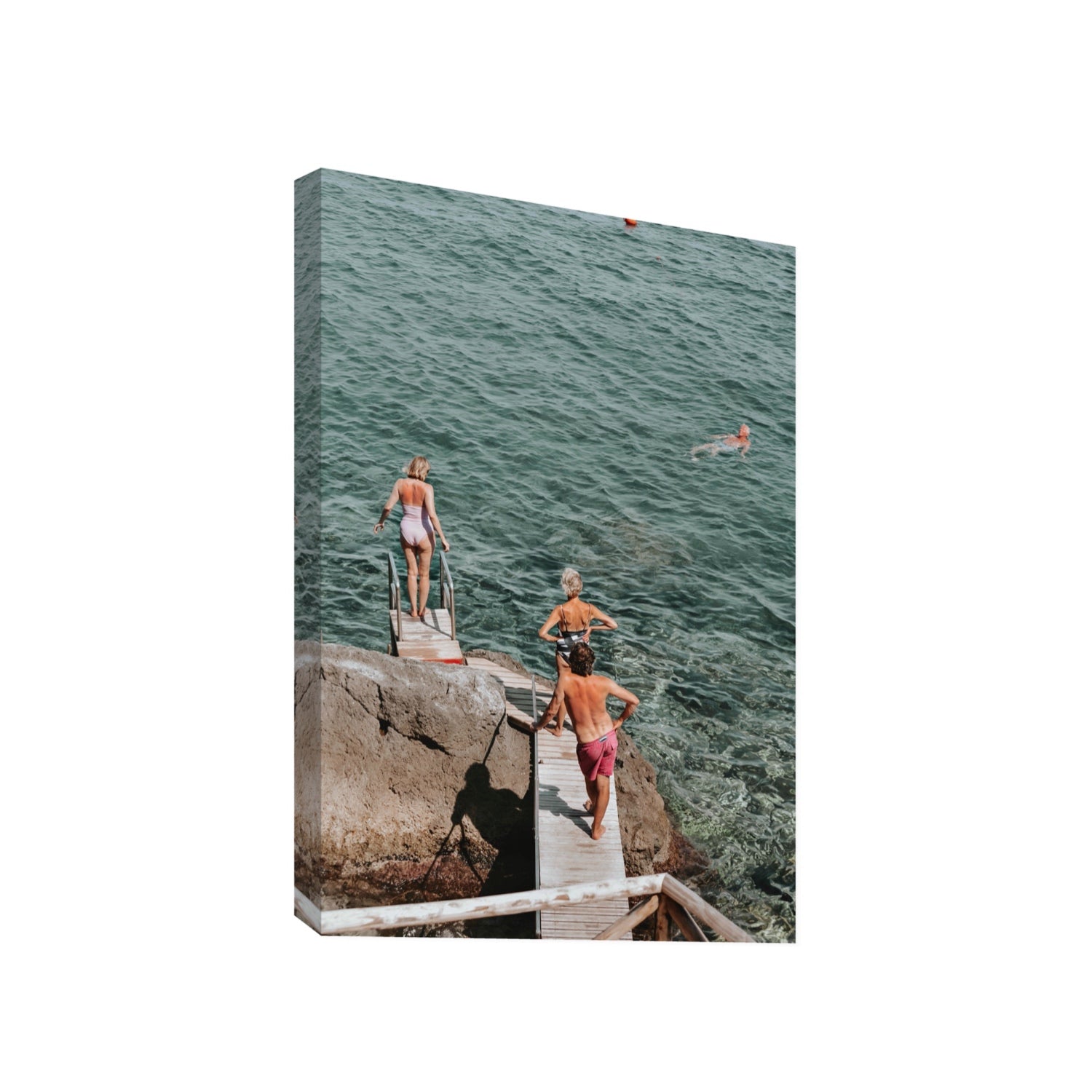 Freewheeling Spirit Tuscany coastal Italian wall art Gallery stretched canvas print