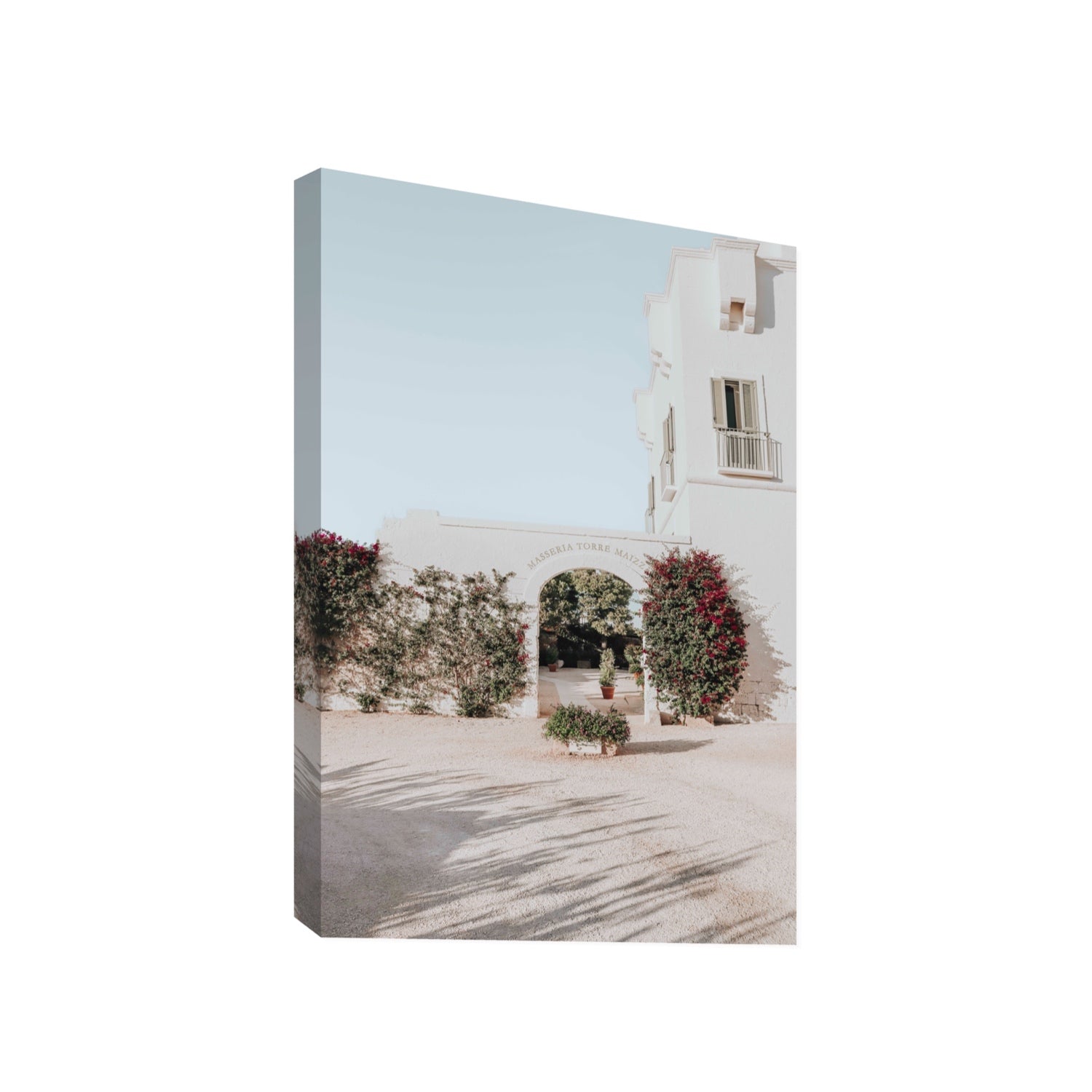 Villa Retreat fine art print, Puglia, Italy, Gallery, Stretched Canvas