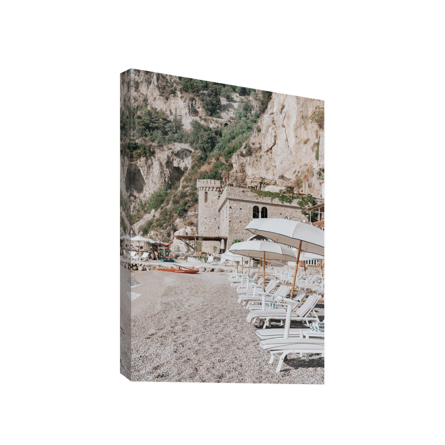 La Villeggiatura fine art print, Amalfi, Italy, luxury escapes artwork, Gallery, Stretched Canvas
