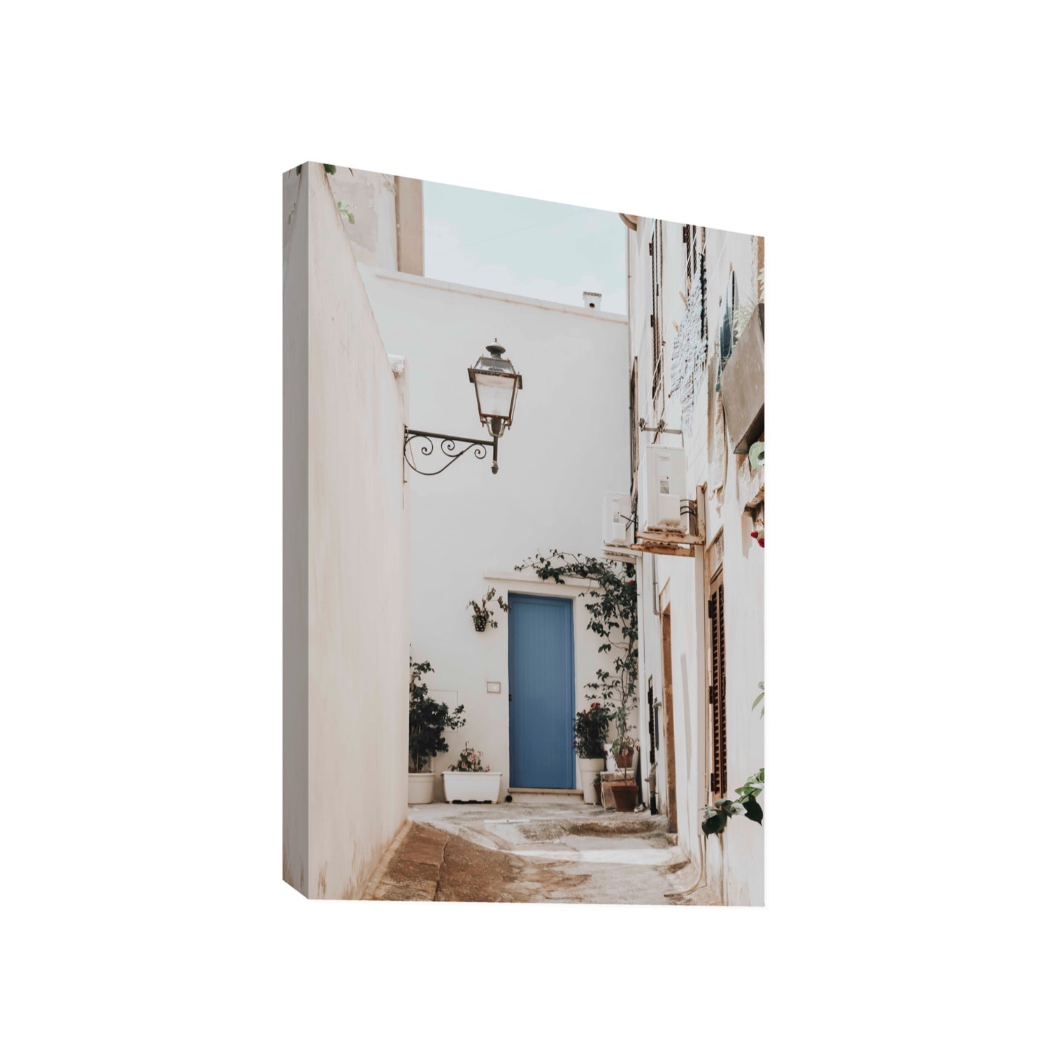 Entry Envy Puglia Ostuni wall art Gallery stretched canvas print