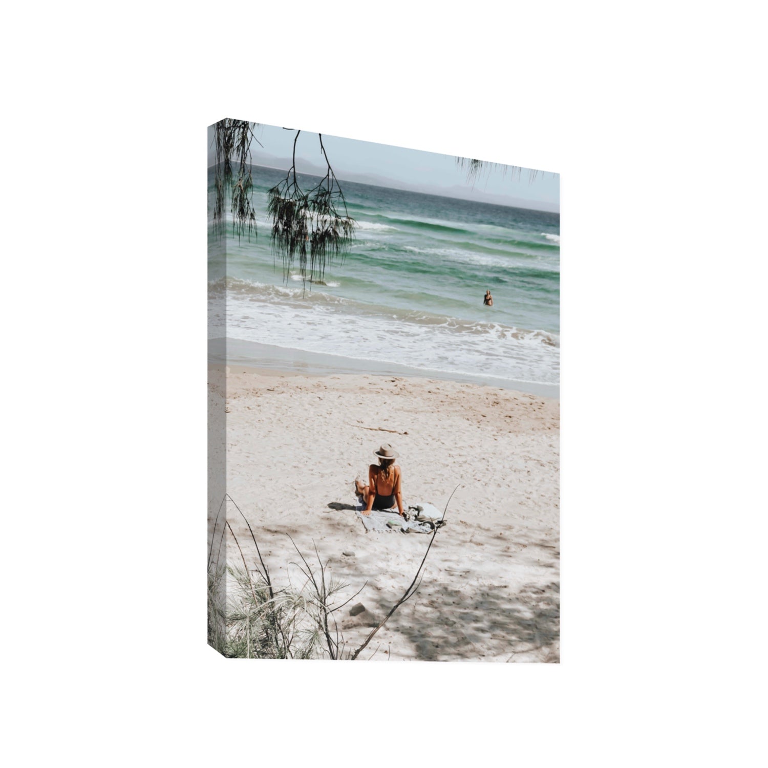 Take It Easy Byron Bay beach coastal decor wall art Gallery stretched canvas print