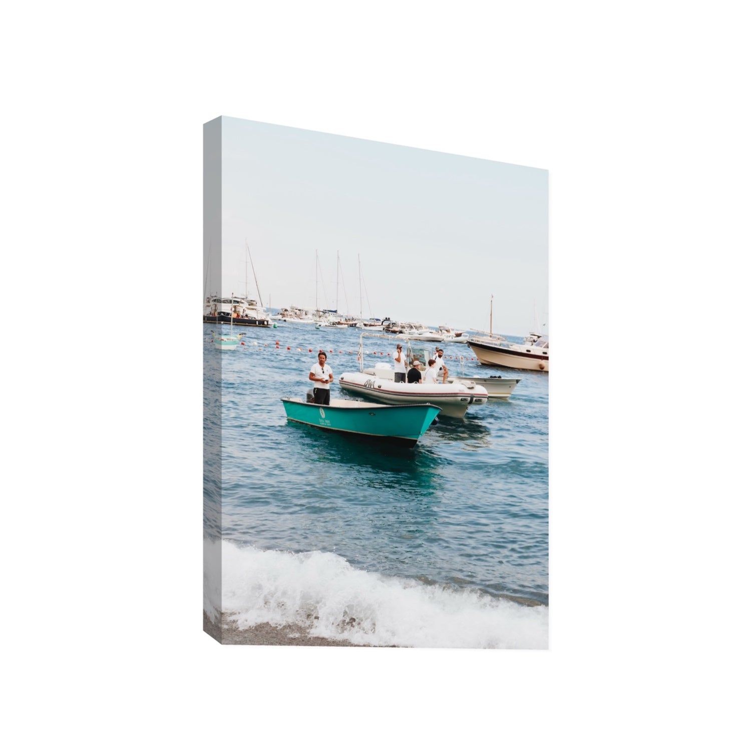 Twilight Tenders Positano wall art Gallery stretched canvas print