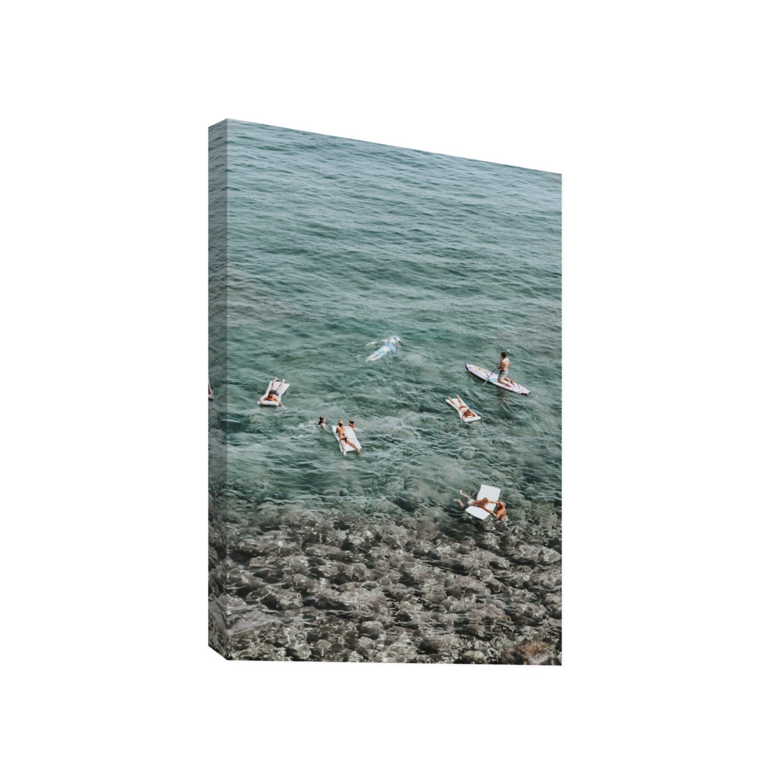 The Big Chill Tuscany coastal Italian wall art Gallery stretched canvas print