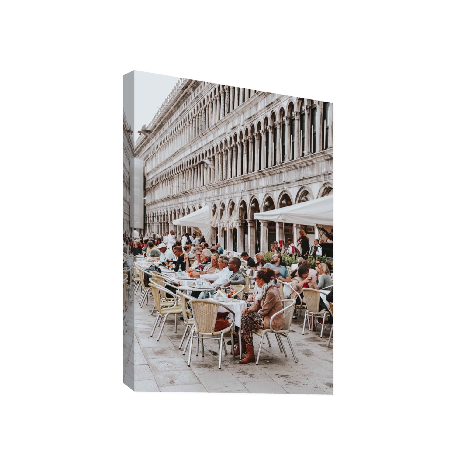 Lunchbreak Venice Italian wall art Gallery stretched canvas print