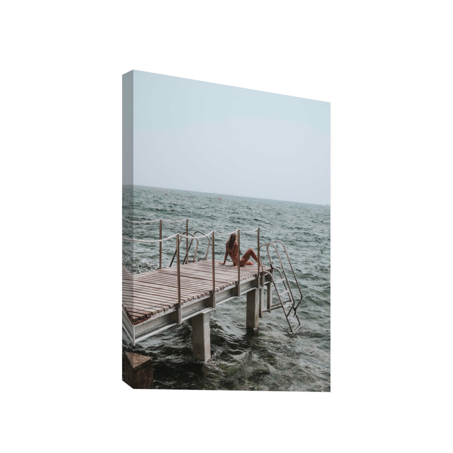 The Dock's Whisper fine art print, Tuscany, Italy, Gallery, Stretched Canvas