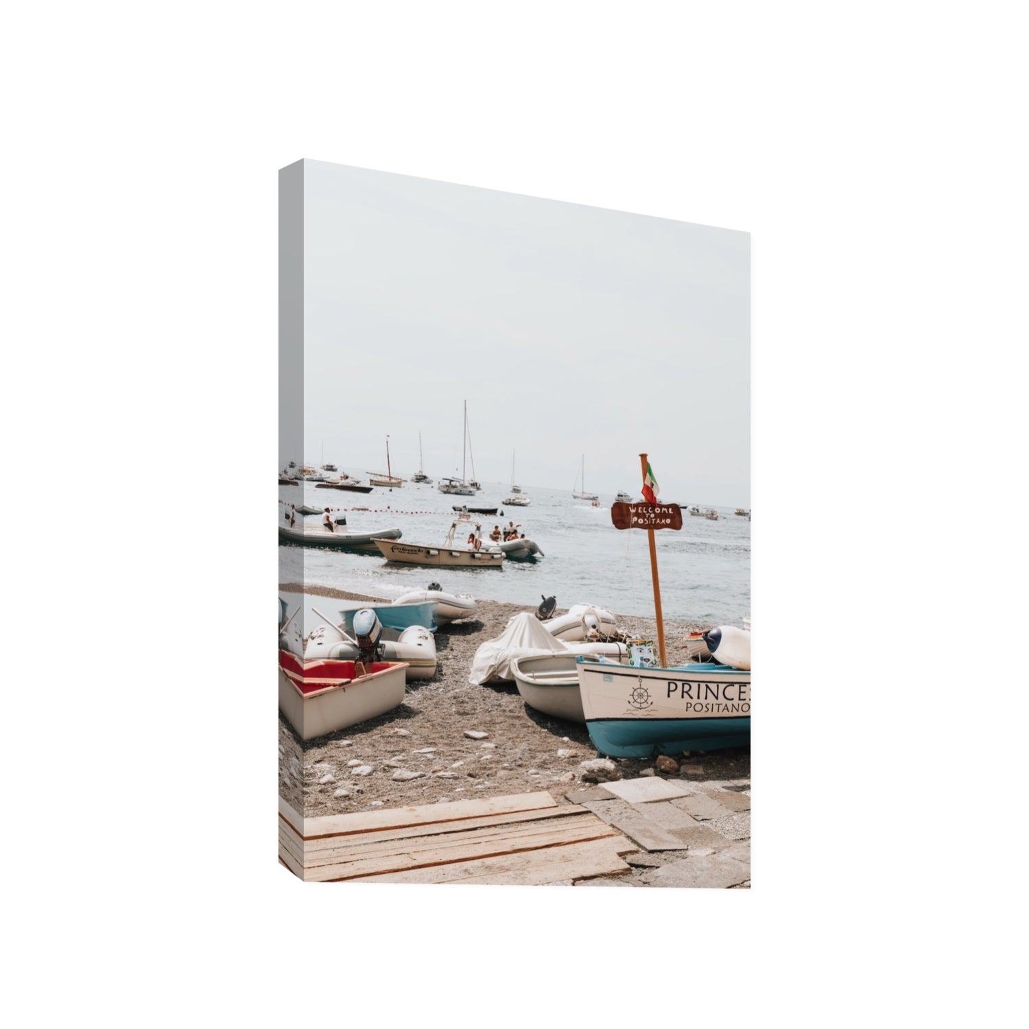 Coming Home fine art print, Positano, Italy, Gallery, Stretched Canvas