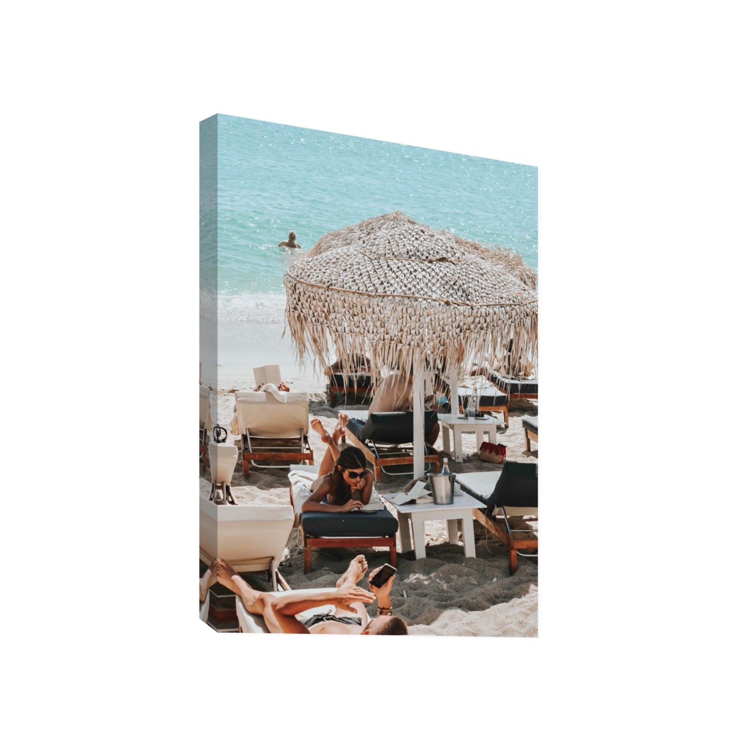 In The Zone Mykonos Greek island wall art Gallery stretched canvas print