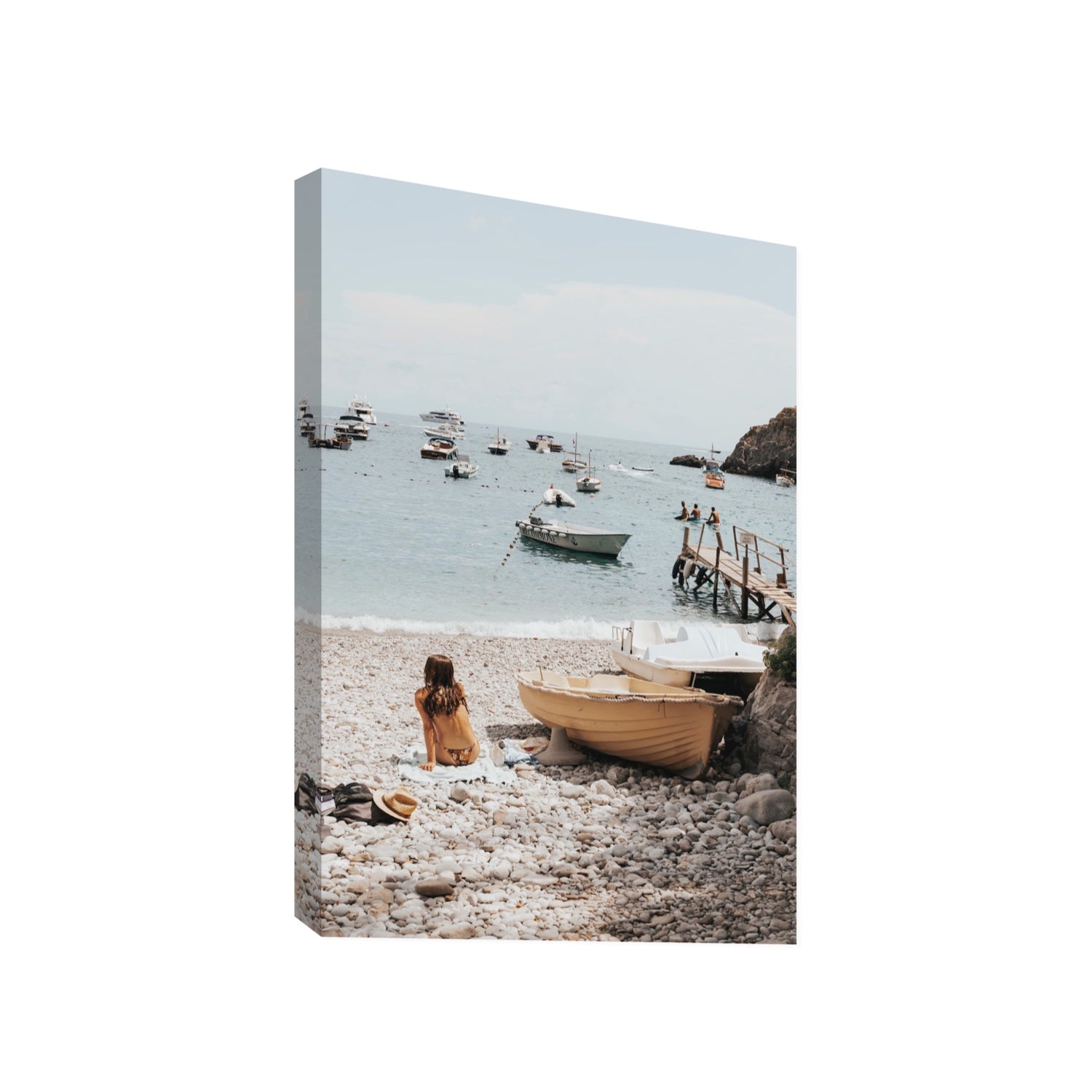Solo Sojourn Nerano wall art Gallery stretched canvas print