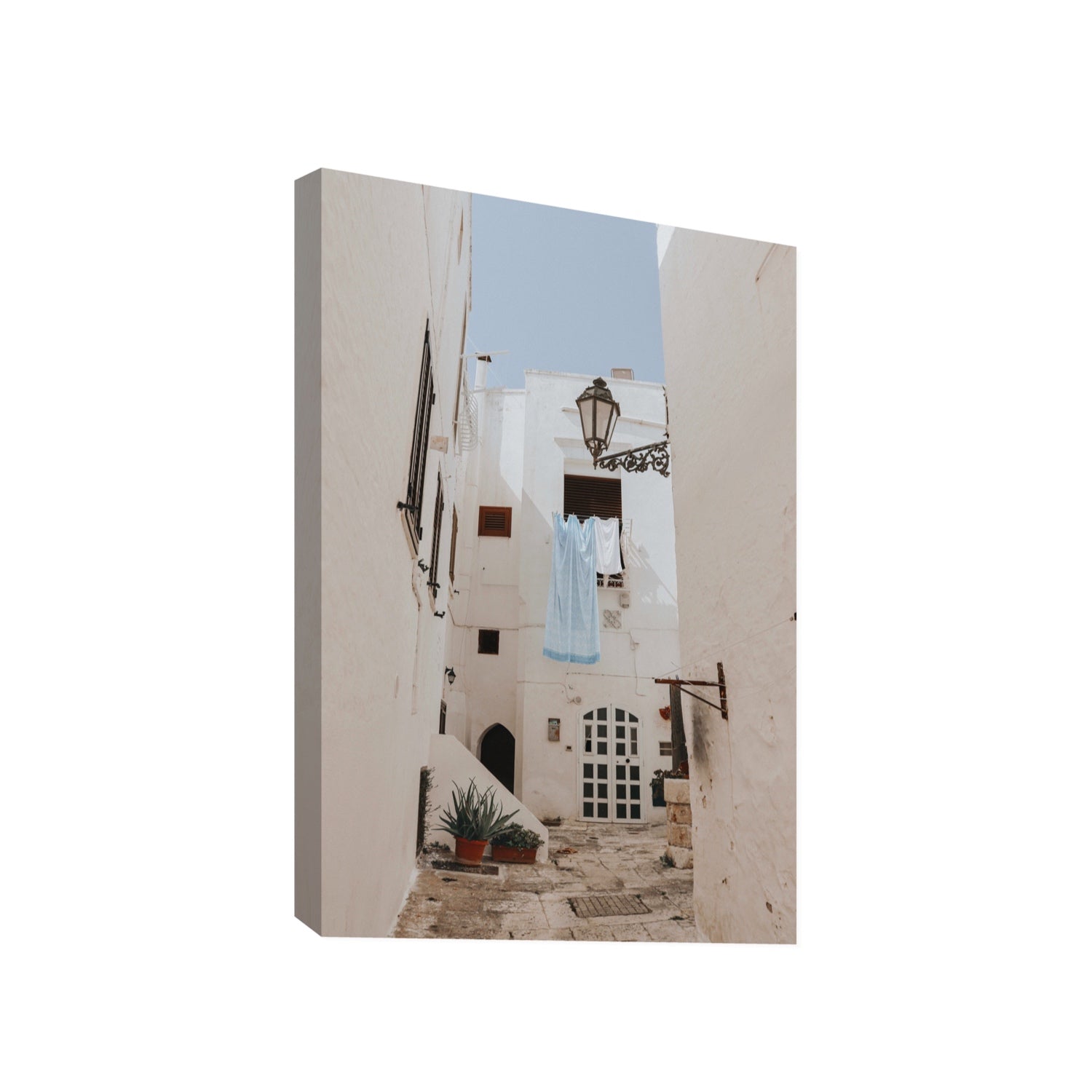 Laundry Day fine art print, Puglia, Italy, Gallery, Stretched Canvas