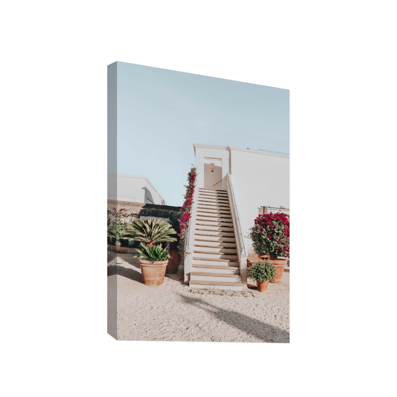 Tranquil Ascent Puglia Italian wall art Gallery stretched canvas print