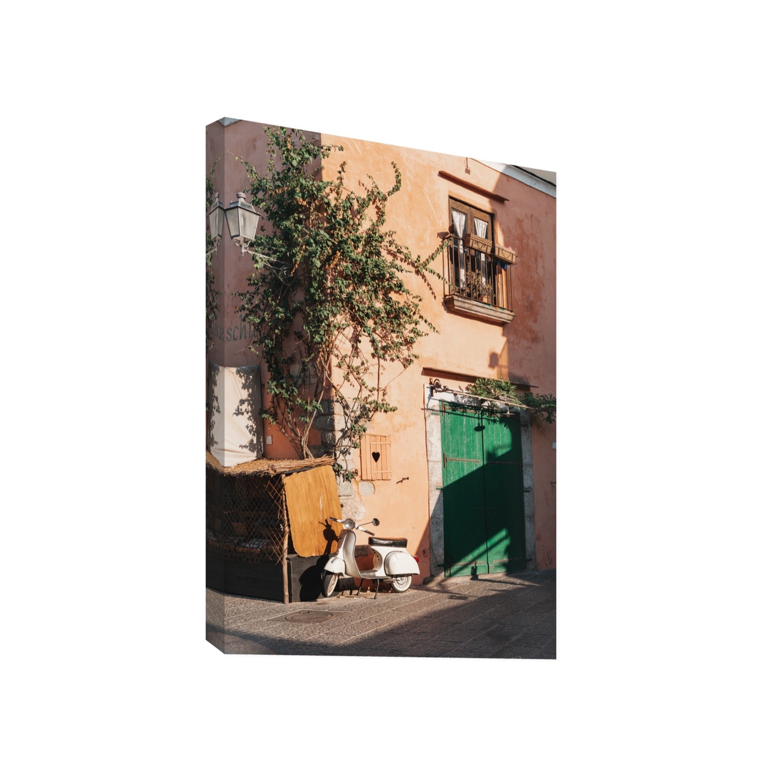 La Casa Ischia Italian Mediterranean decor wall art Gallery stretched canvas print