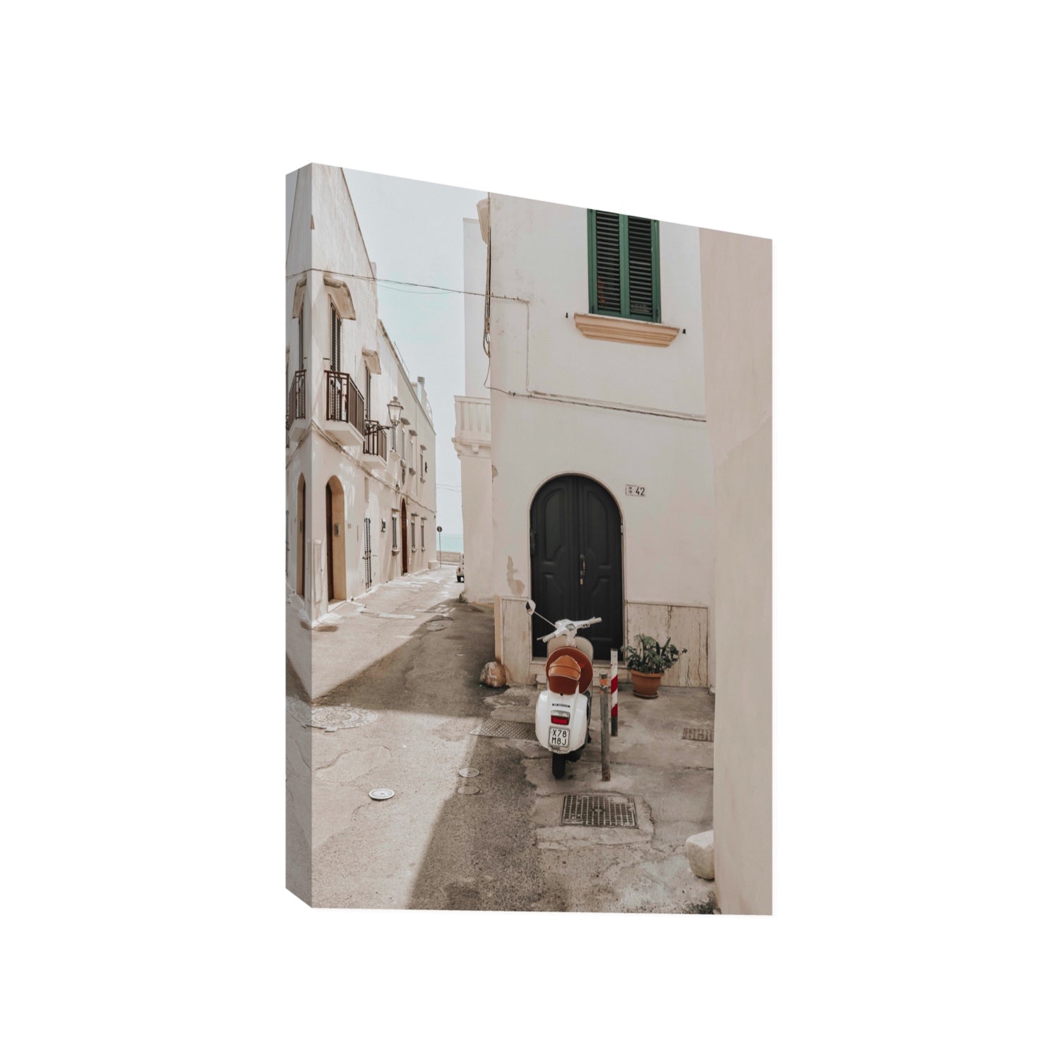 La Casa 42 Puglia Gallipoli Italian wall art Gallery stretched canvas print