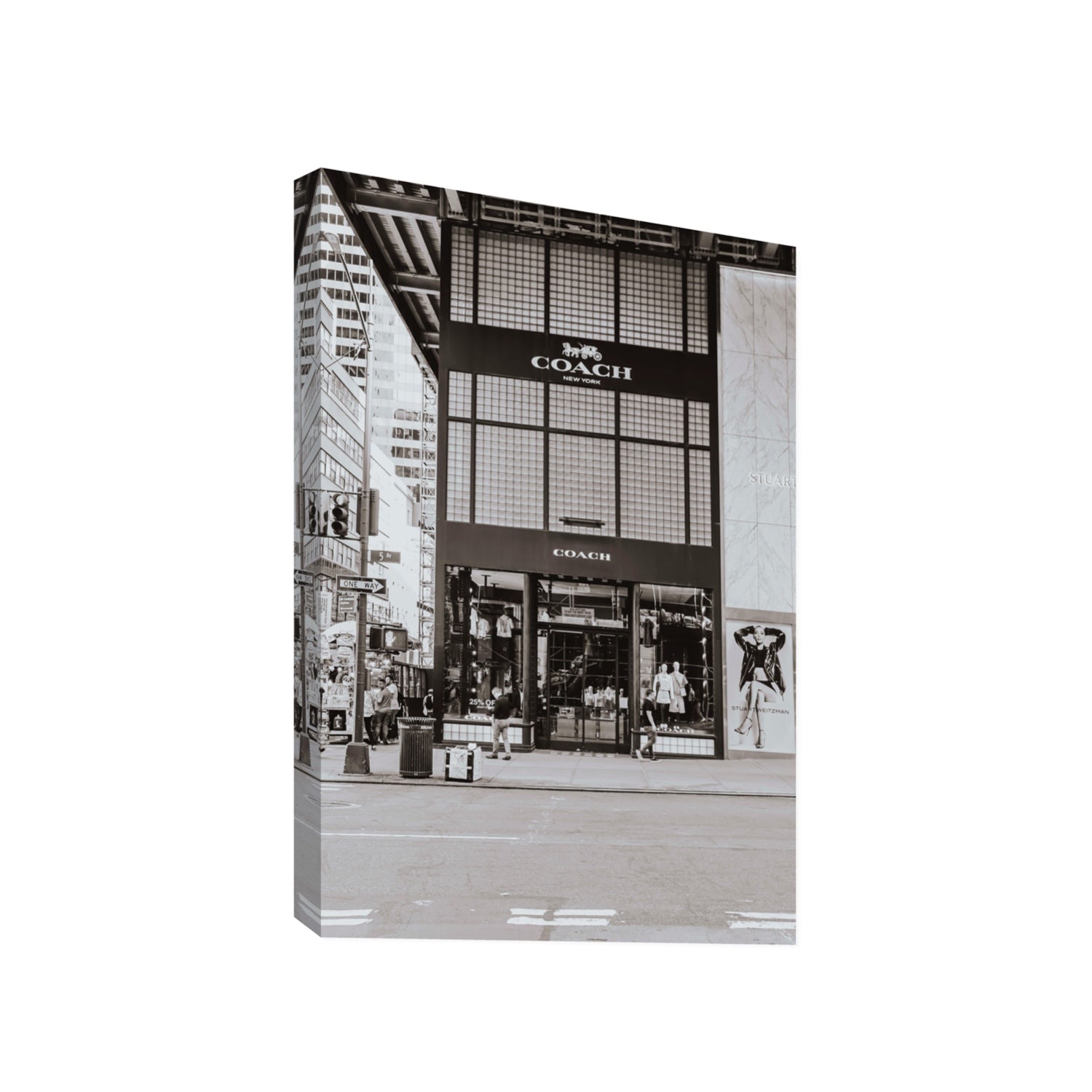 Coach Uptown fine art print, New York, United States, Gallery, Stretched Canvas