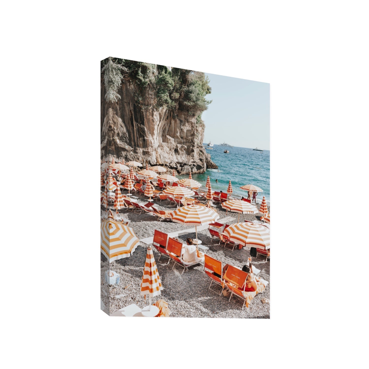 Tangerine Dream fine art print, Positano, Italy, Gallery, Stretched Canvas