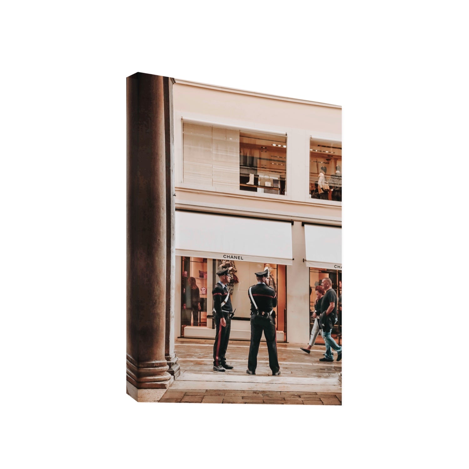 Style Police Venice Italian wall art Gallery stretched canvas print