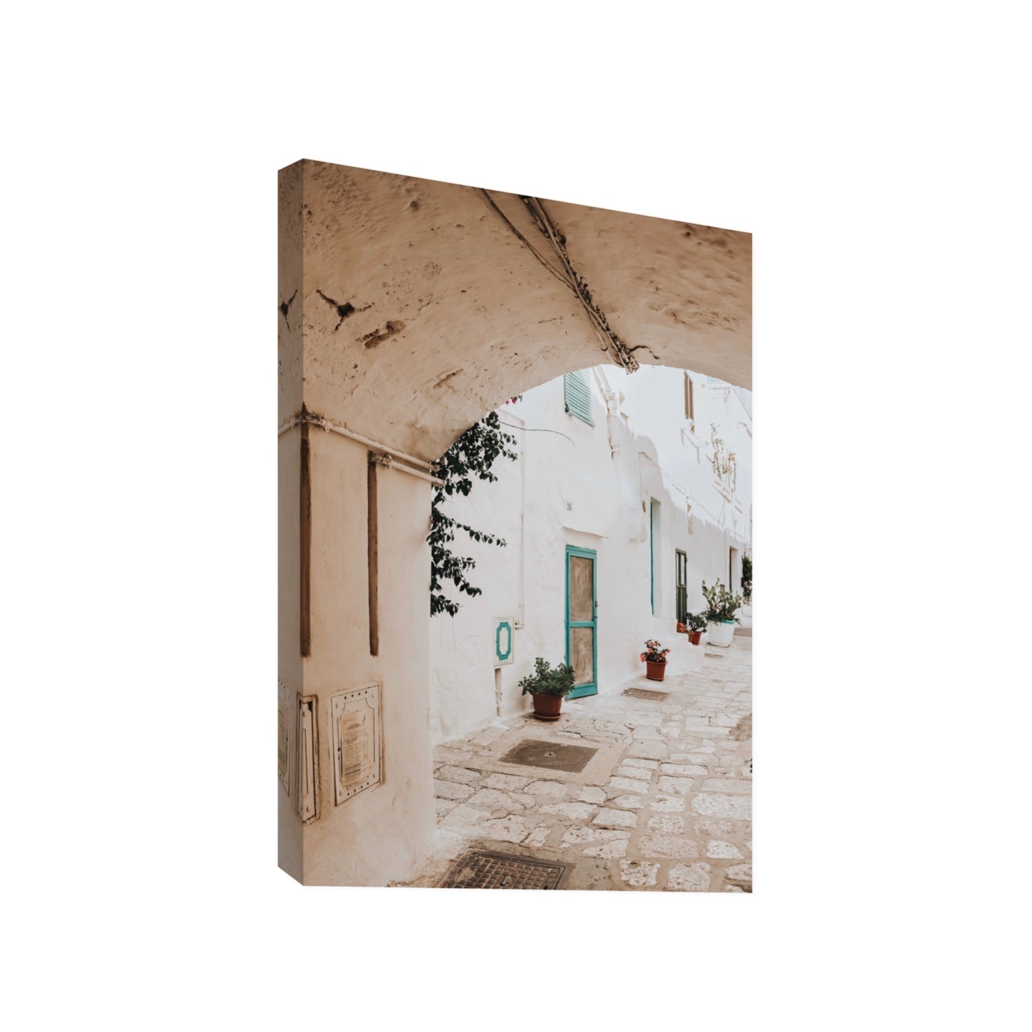 La Citta Bianca Puglia La Città Bianca wall art Gallery stretched canvas print