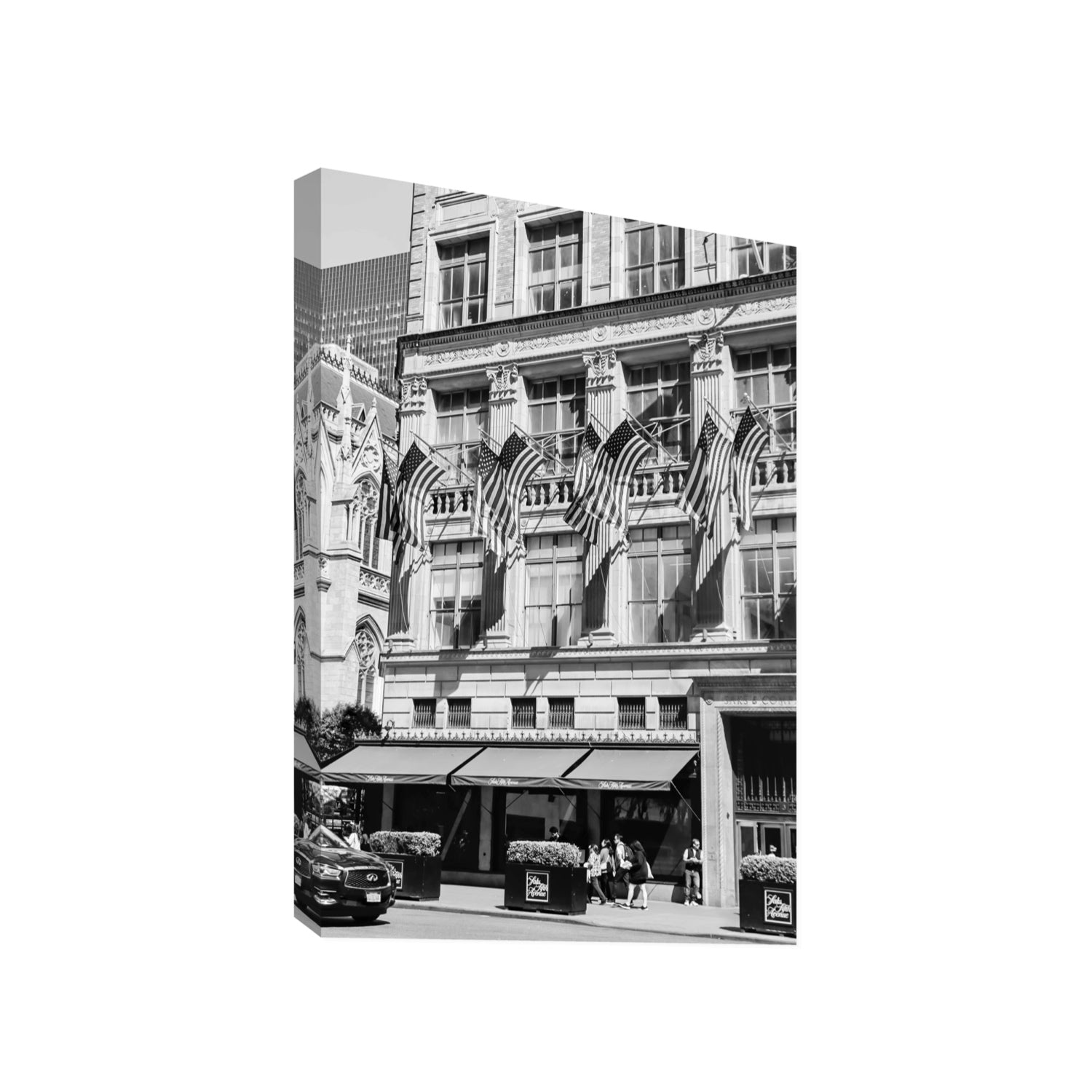 Luxury On Fifth fine art print, New York, United States, Gallery, Stretched Canvas