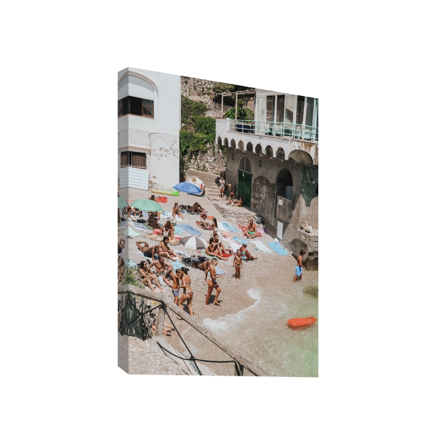 The Sunbathers Oasis fine art print, Capri, Italy, Gallery, Stretched Canvas