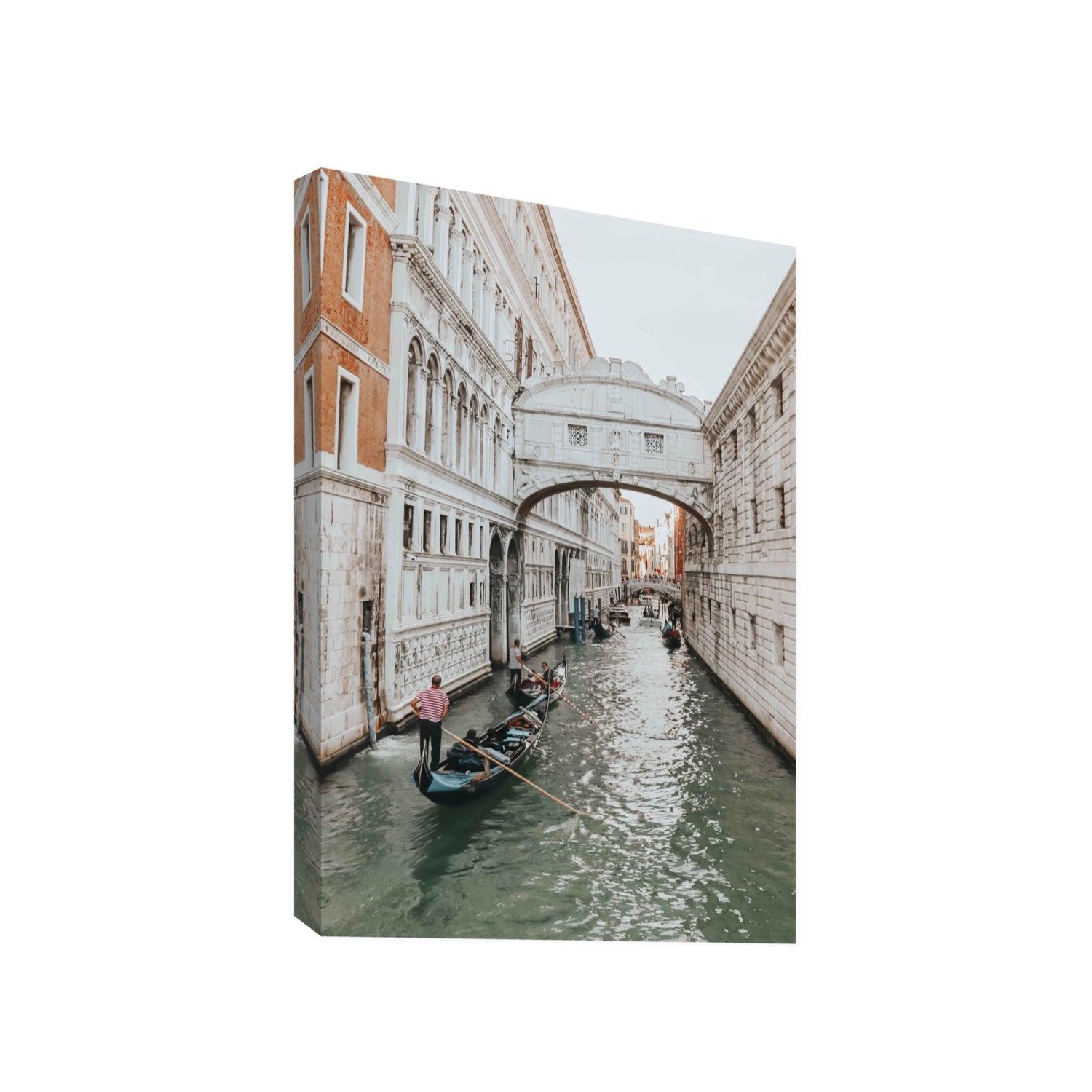 Bridge of Sighs Venice Gondola Italian wall art Gallery stretched canvas print