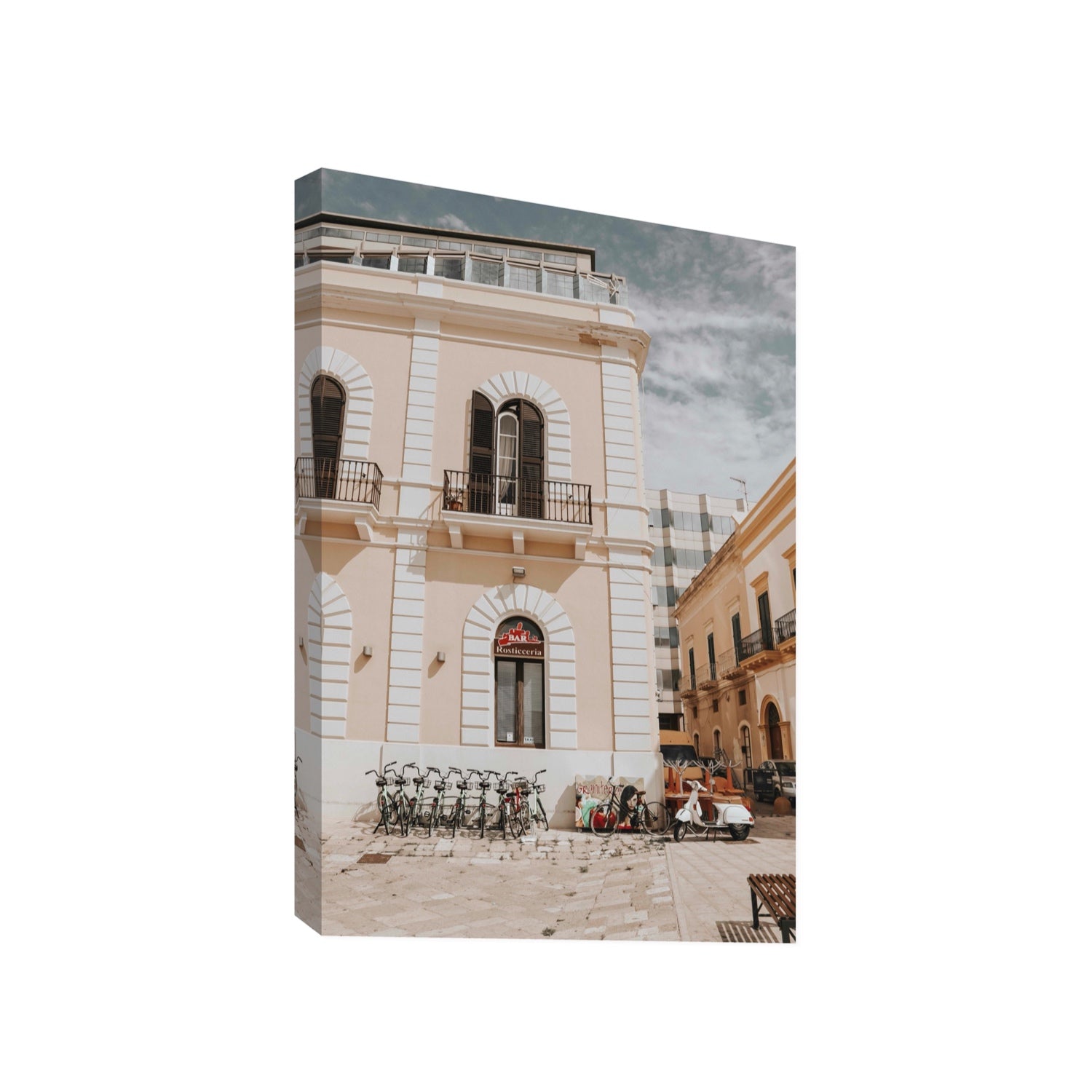 Rosticceria Puglia Italian wall art Gallery stretched canvas print