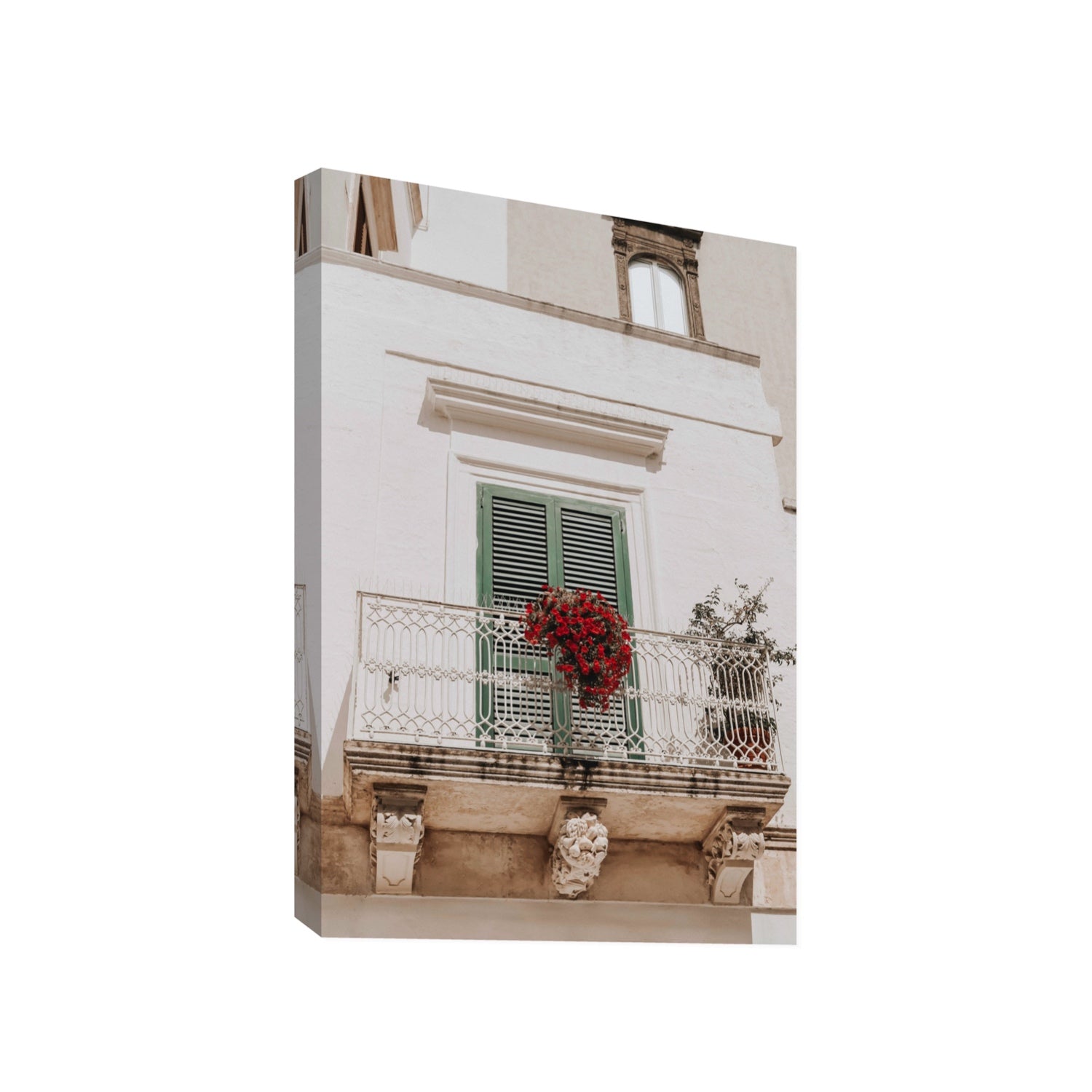 Balcone Estivo Puglia Italian wall art Gallery stretched canvas print
