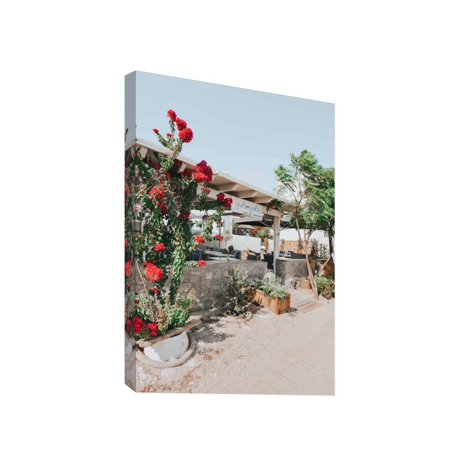 Yialo Yialo fine art print, Mykonos, Greece, Gallery, Stretched Canvas