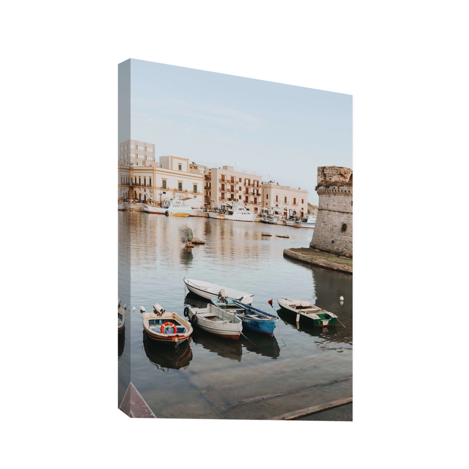 Fishing Legacy fine art print, Puglia, Italy, Statement, Stretched Canvas