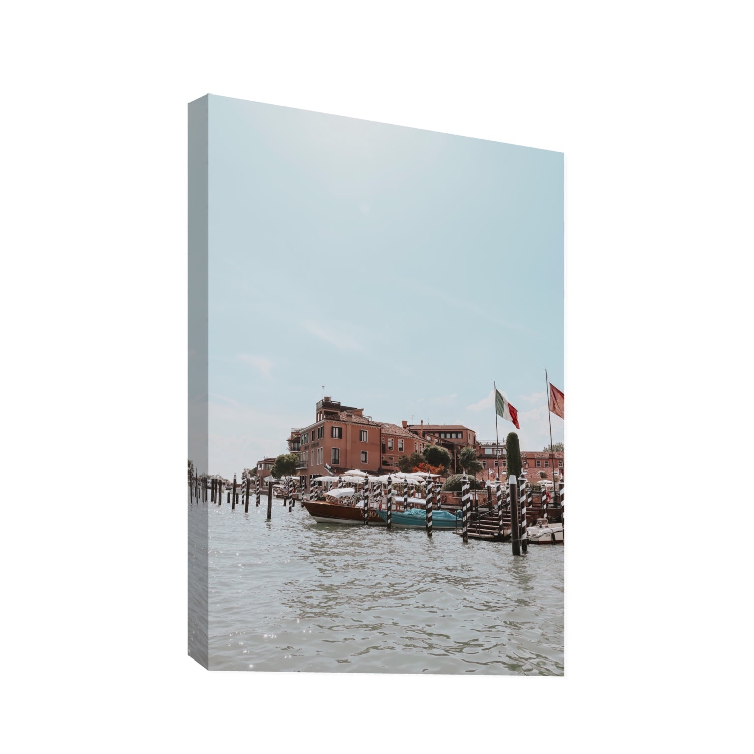 Giudecca Island Venice wall art Statement stretched canvas print