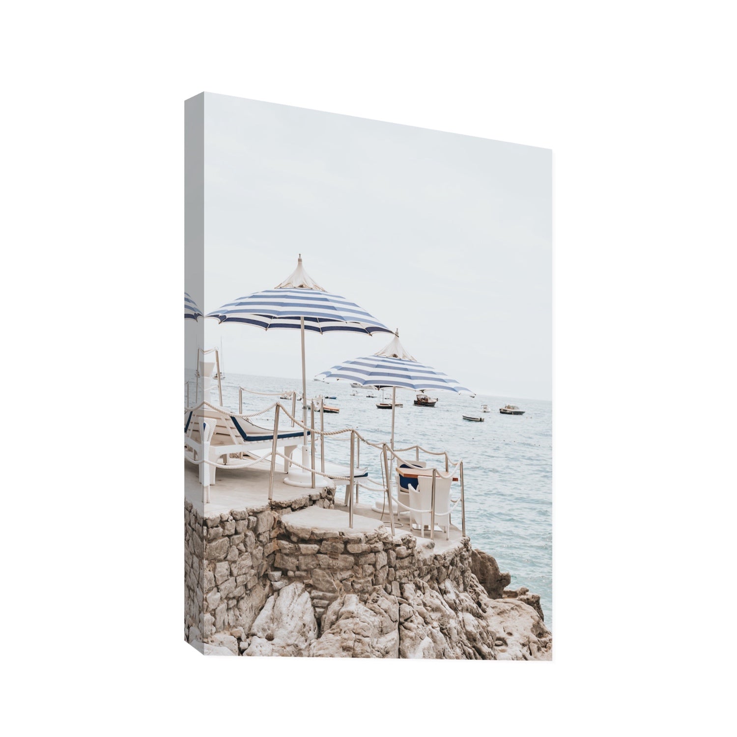 La Scogliera fine art print, Positano, Italy, Statement, Stretched Canvas