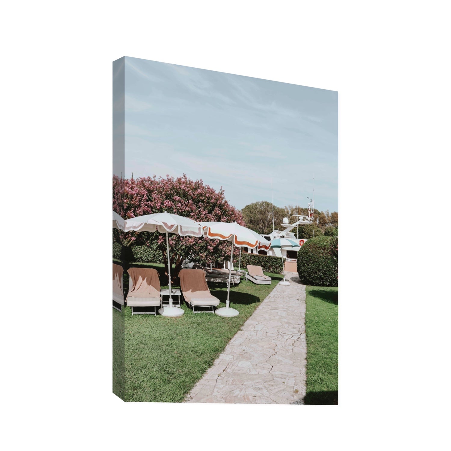 A Bellini Awaits Venice Italian wall art Statement stretched canvas print