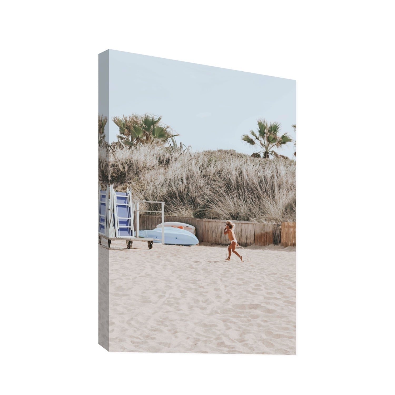 Little Explorer fine art print, Puglia, Italy, Statement, Stretched Canvas