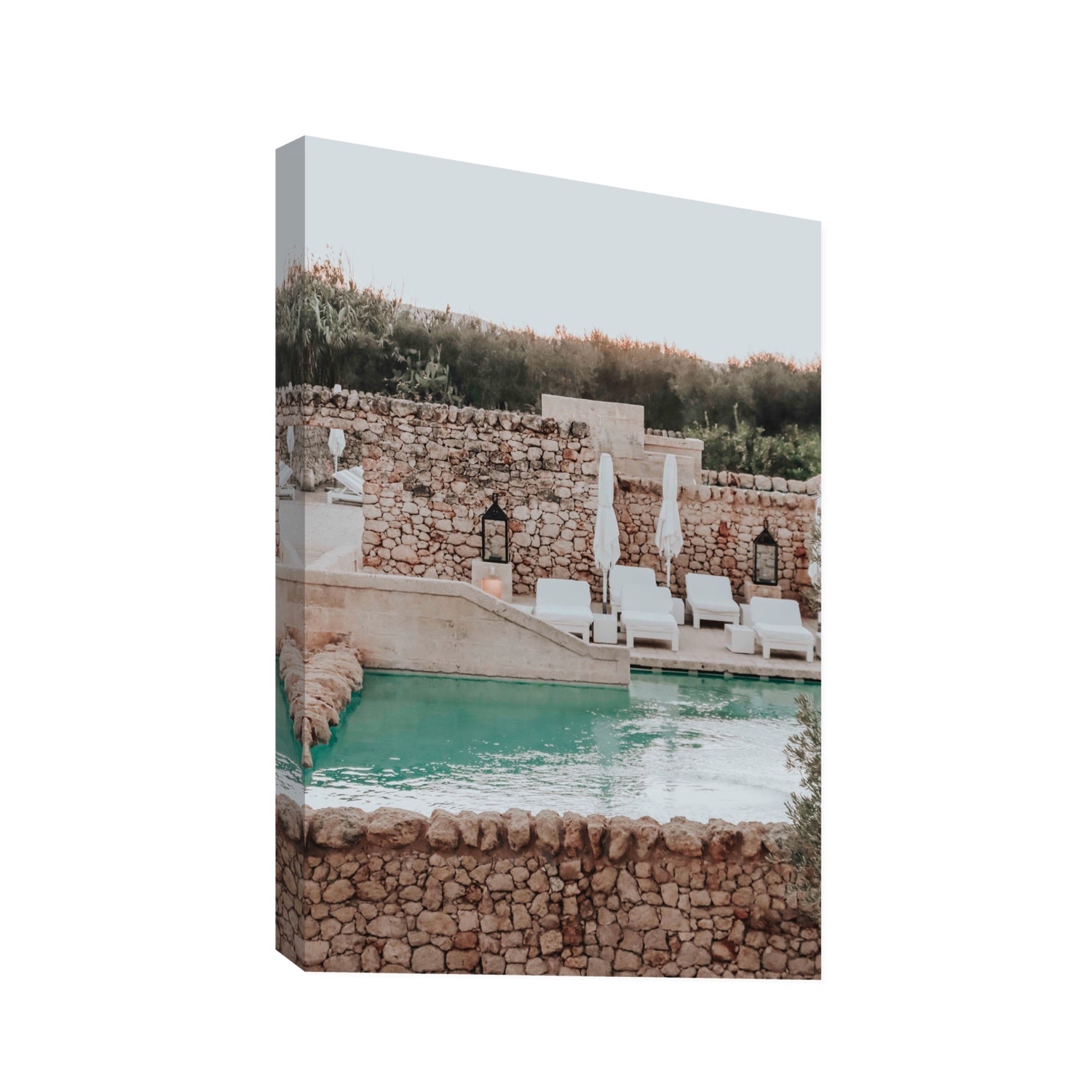 Stone Refuge fine art print, Puglia, Italy, Statement, Stretched Canvas