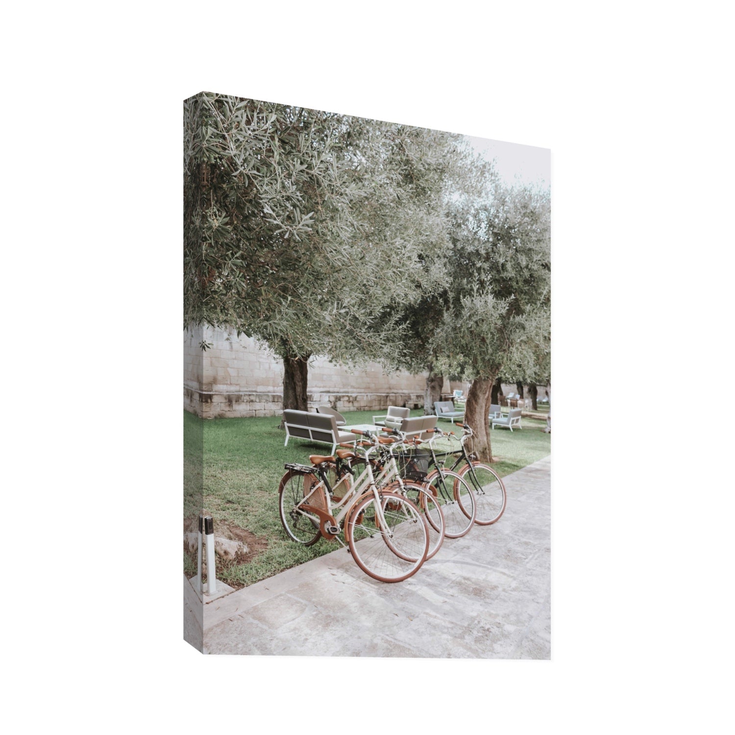 Classic Cruisers Puglia wall art Statement stretched canvas print