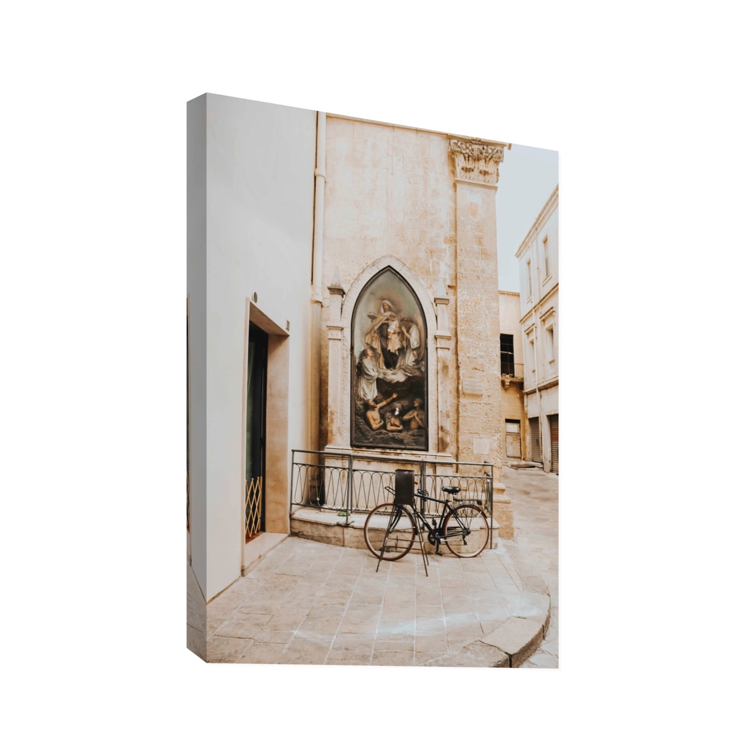 La Chiesa Puglia Otranto Italian wall art Statement stretched canvas print