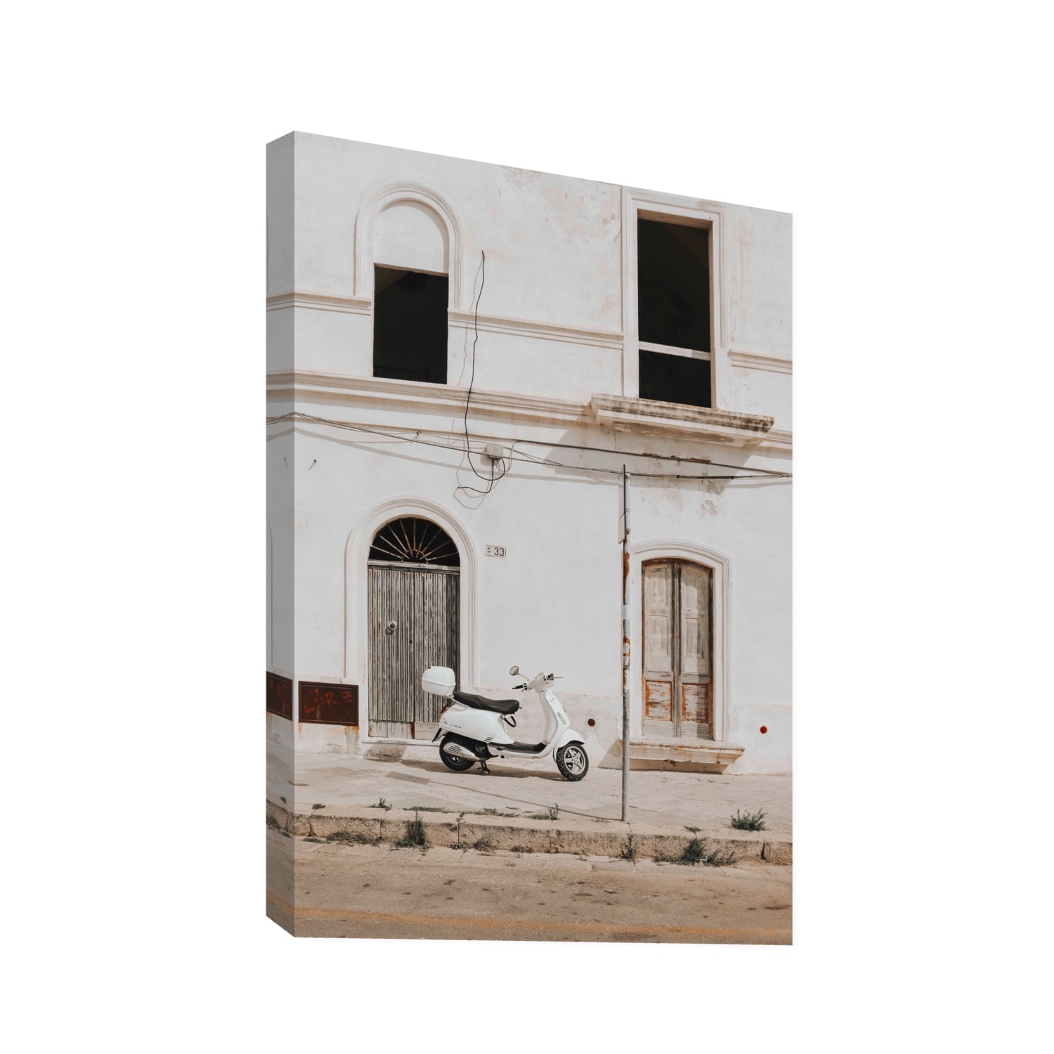 Radiant Ride fine art print, Puglia, Italy, Statement, Stretched Canvas