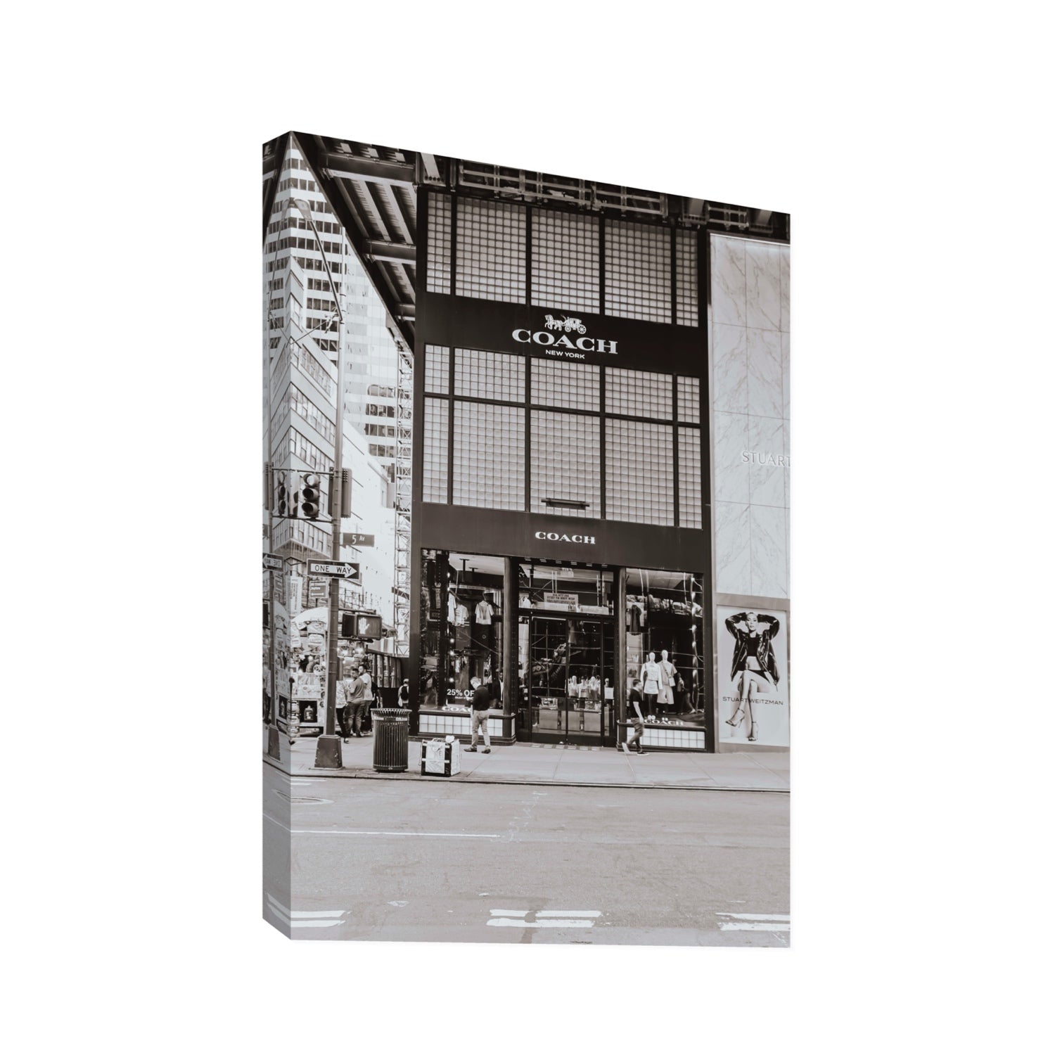 Coach Uptown fine art print, New York, United States, Statement, Stretched Canvas