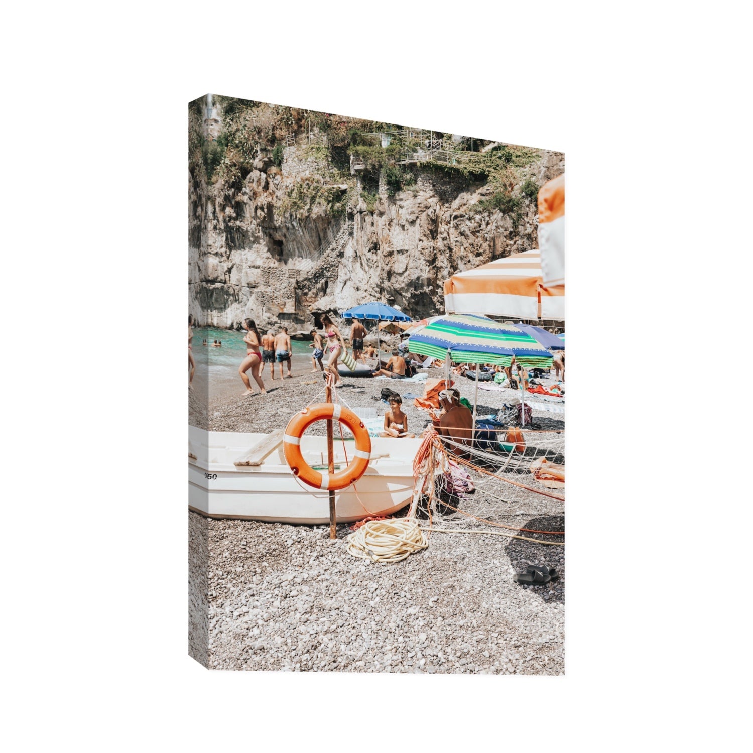 Il Ragazzo fine art print, Positano, Italy, Statement, Stretched Canvas