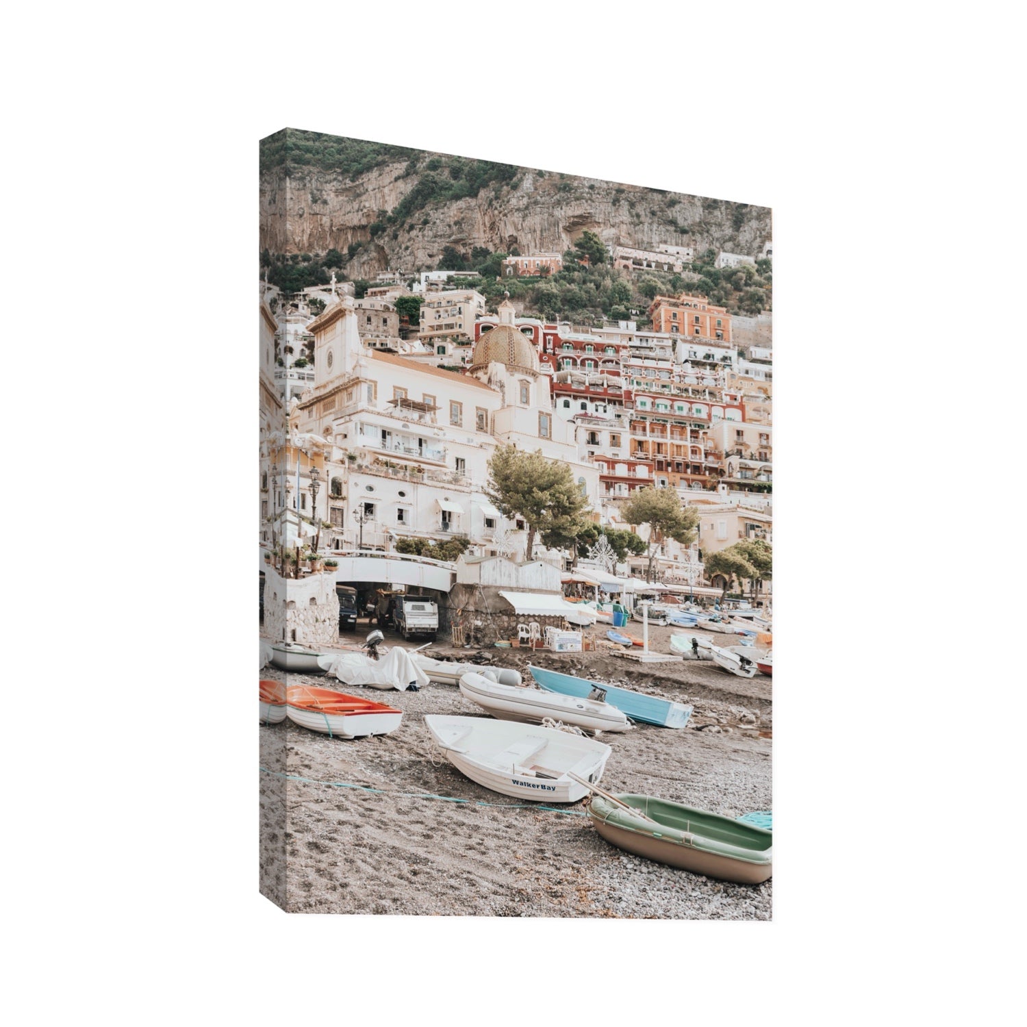 A Memory To Treasure fine art print, Positano, Italy, Statement, Stretched Canvas