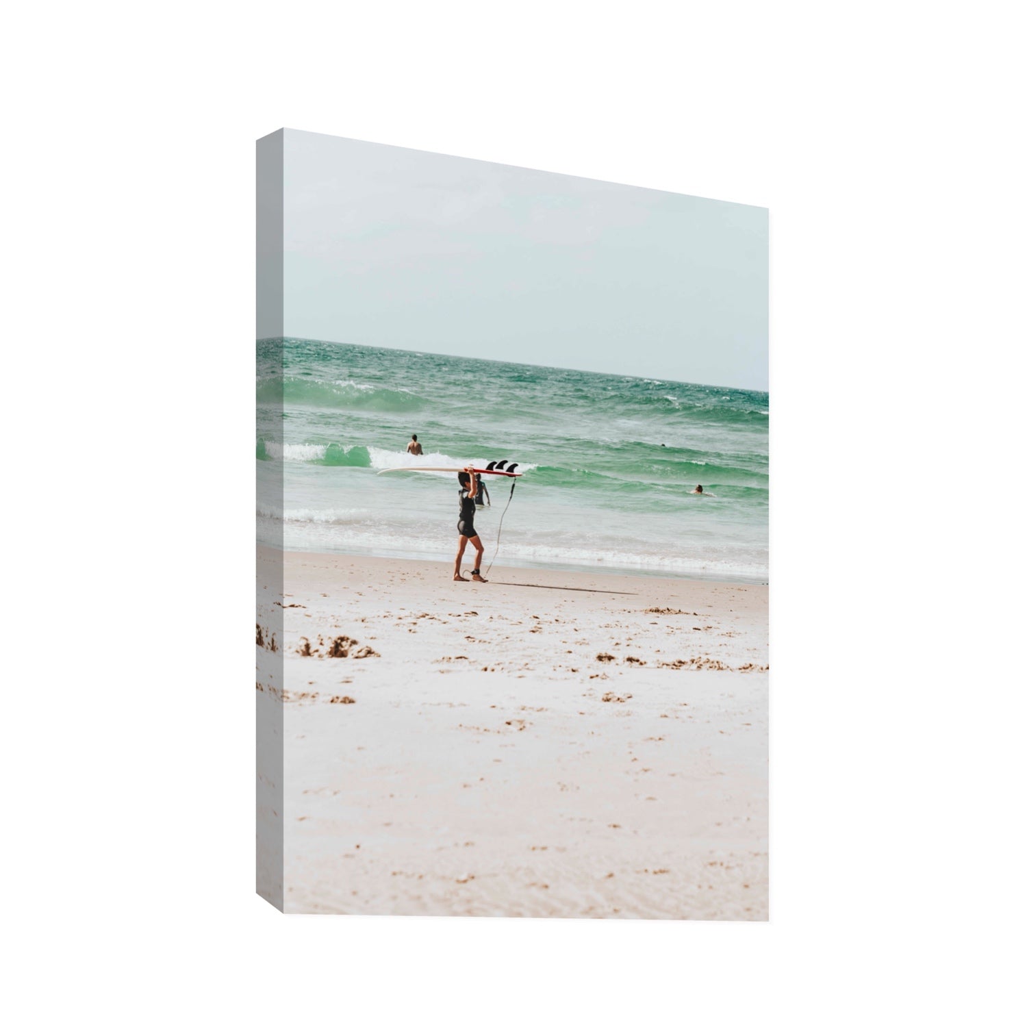 Grommet Byron Bay Surf coastal wall art Statement stretched canvas print