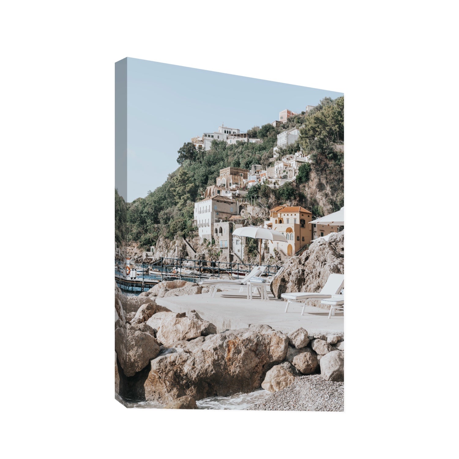 Dolce Coast Amalfi travel photography wall art statement stretched canvas print