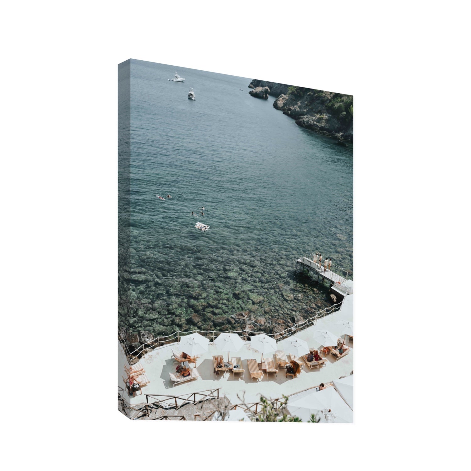 Until The Sun Goes Down Tuscany Italian decor wall art Statement stretched canvas print
