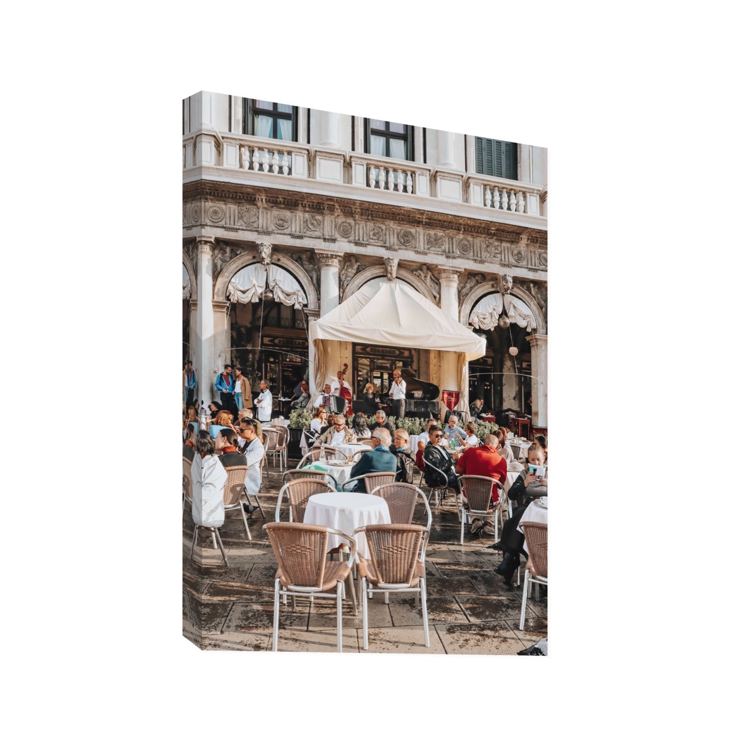Piazza San Marco Venice Italian wall art Statement stretched canvas print