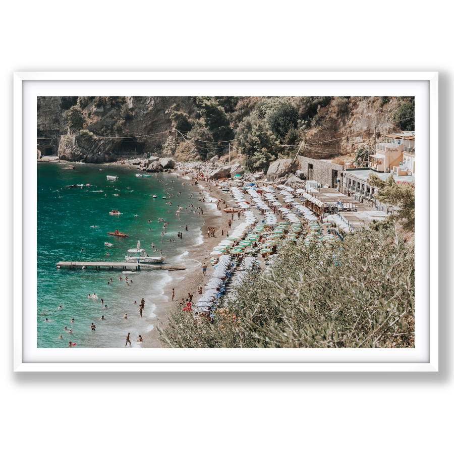 Fornillo Beach Positano decor wall art main fine art print image
