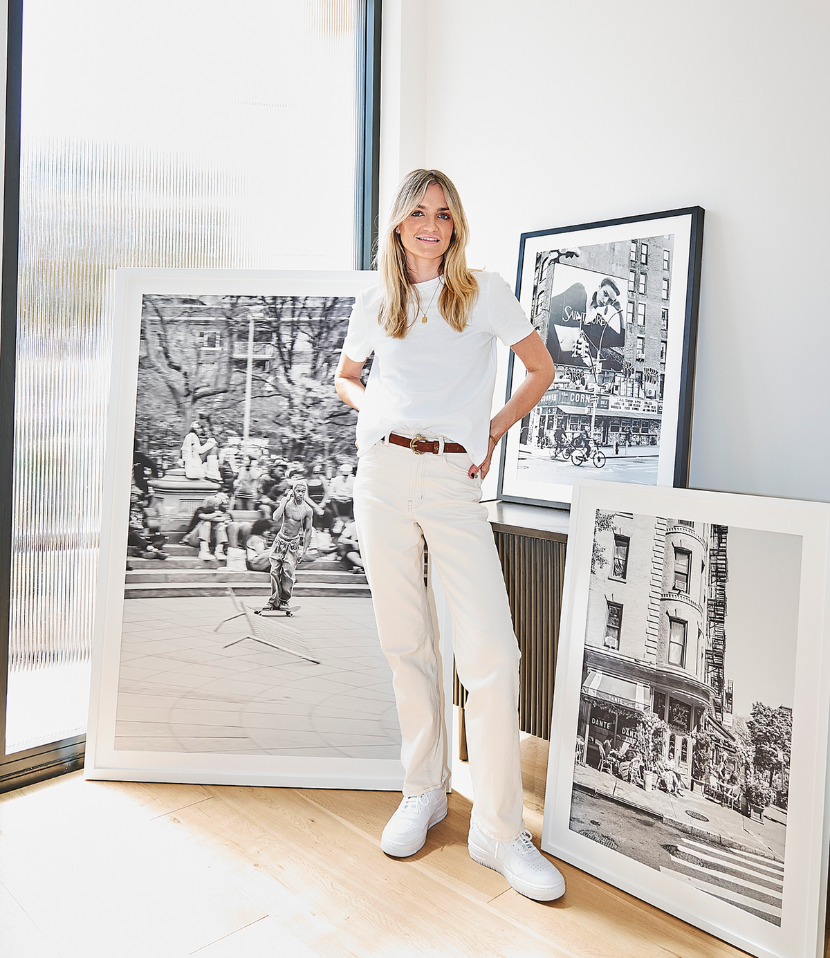 Maddie Kiel, Amichi Co co-founder and curator, in the studio
