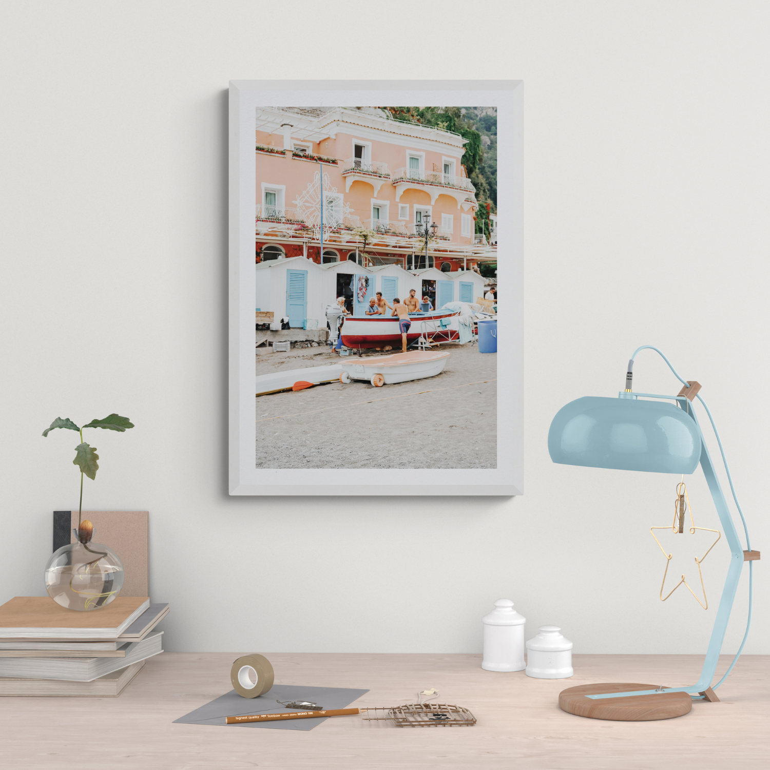 Positano Print, Italy Print - Amichi Co