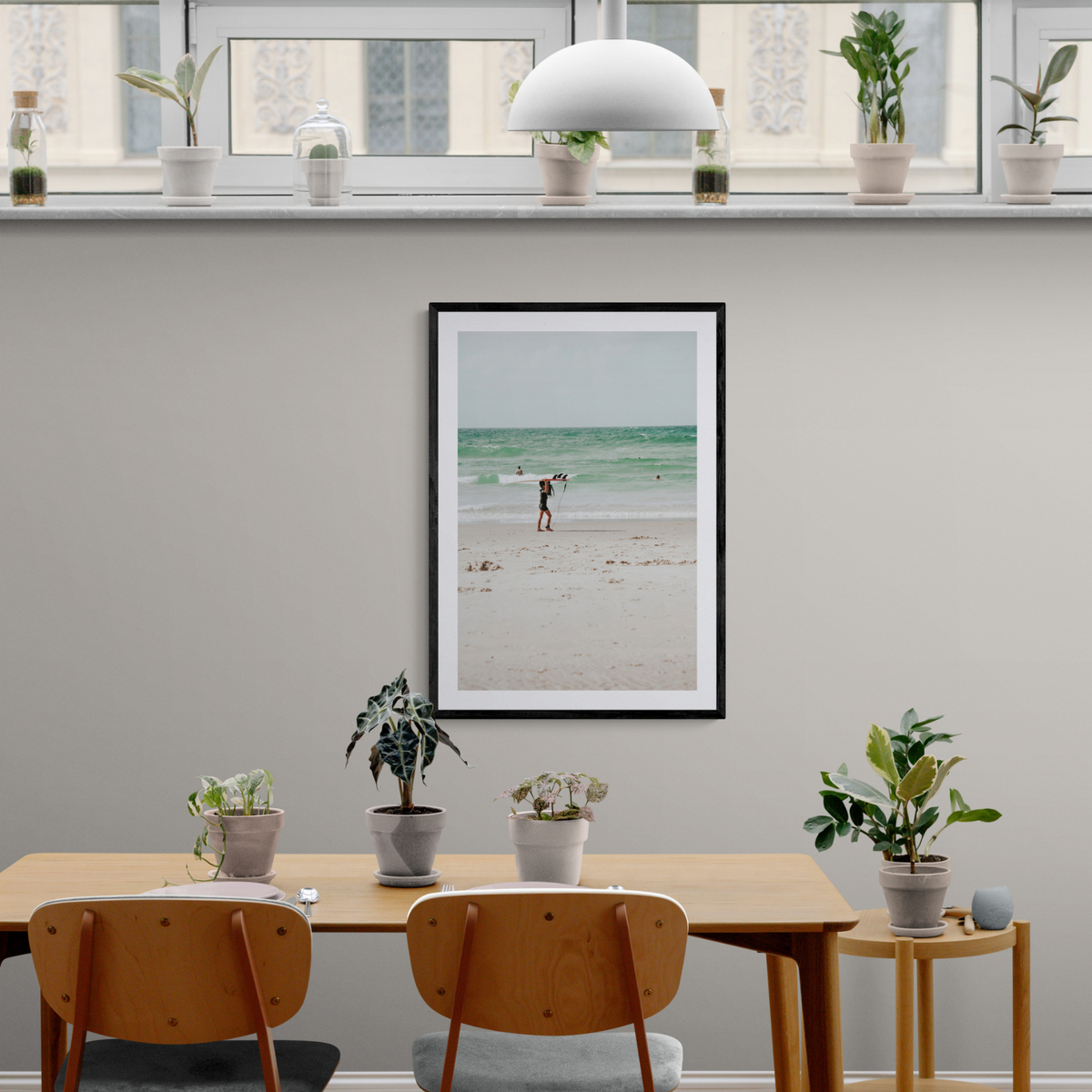 Grommet Byron Bay Surf coastal wall art framed print styled in a room view 3