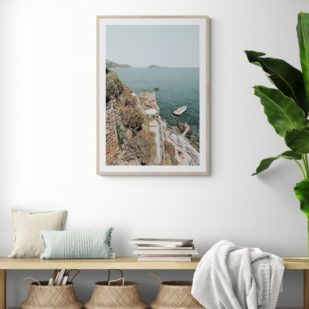 A calm interior photographed for the Amichi Co styling service