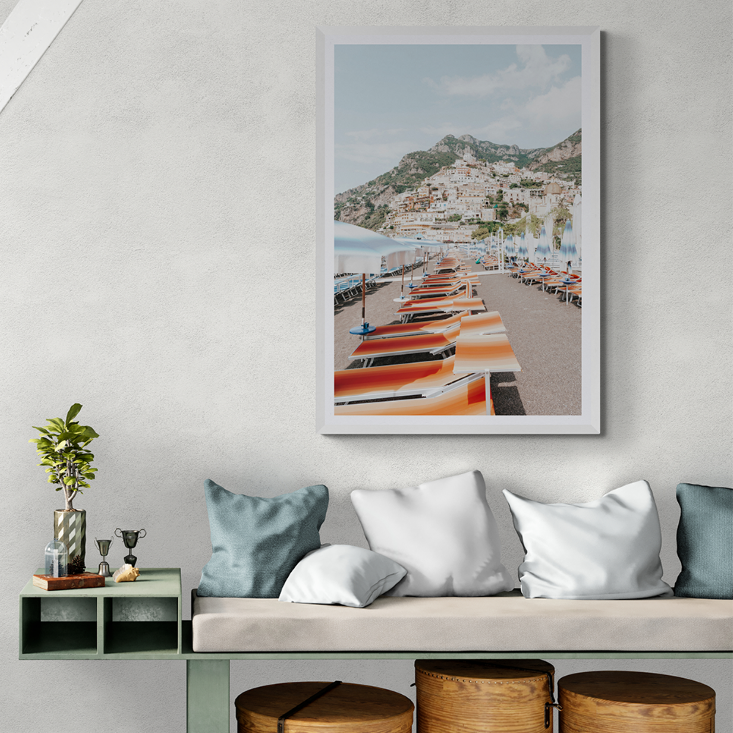 Positano Print, Italy Print - Amichi Co