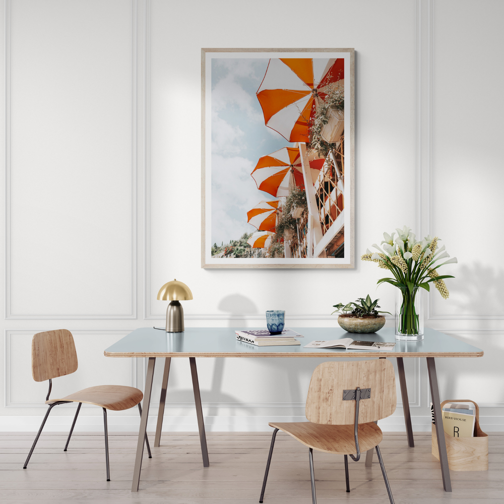 Mantienilo Semplice Positano wall art framed print styled in a room view 3